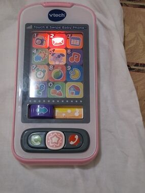 VTech Touch & Swipe Baby Phone - Pink